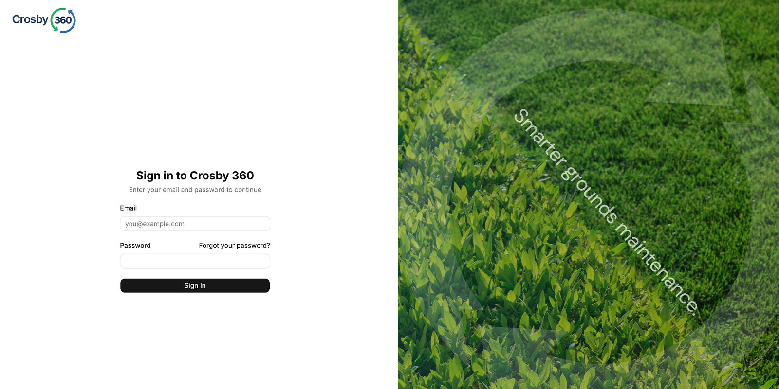 Crosby 360 custom web app