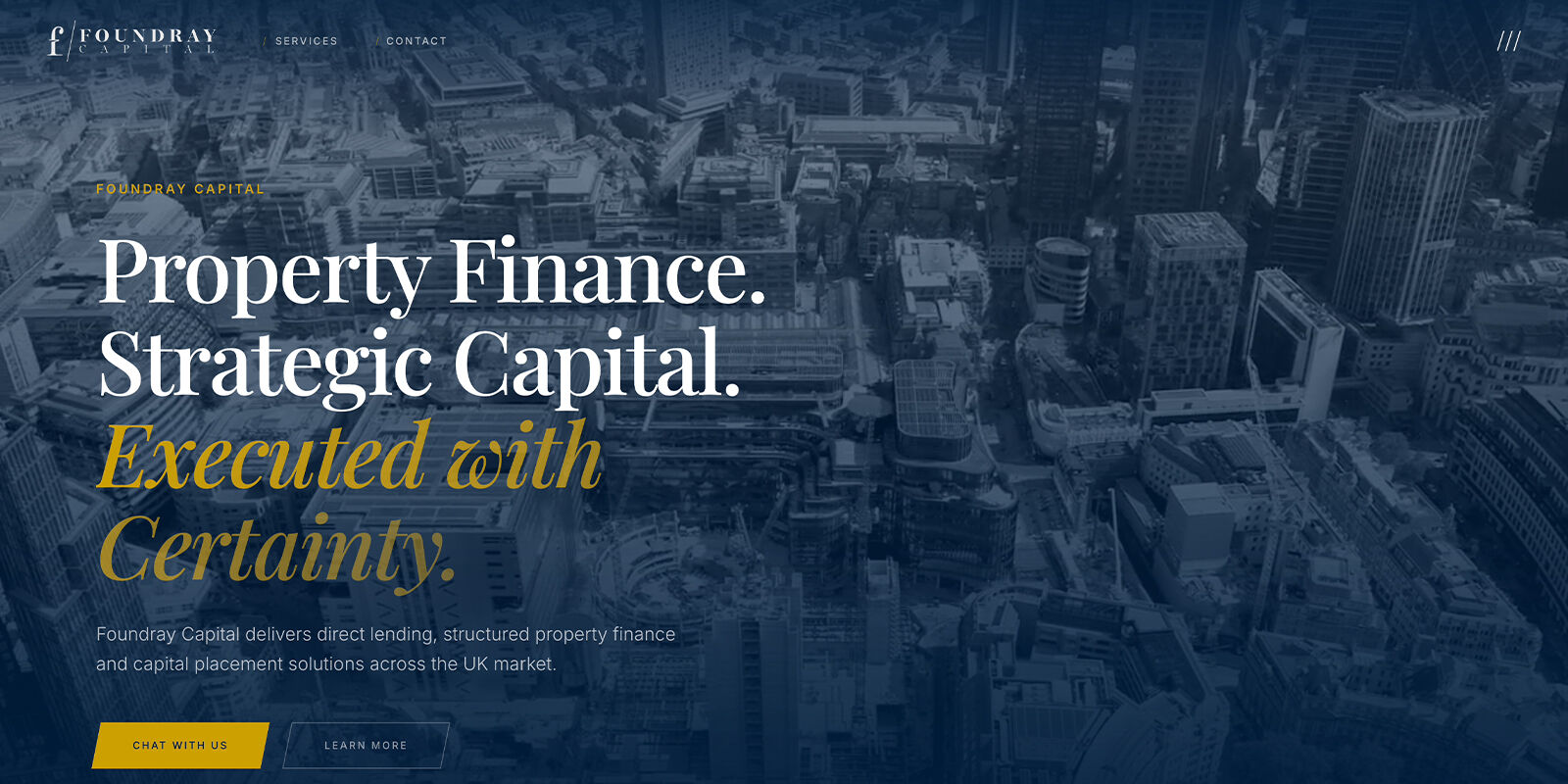 Foundray Capital marketing website